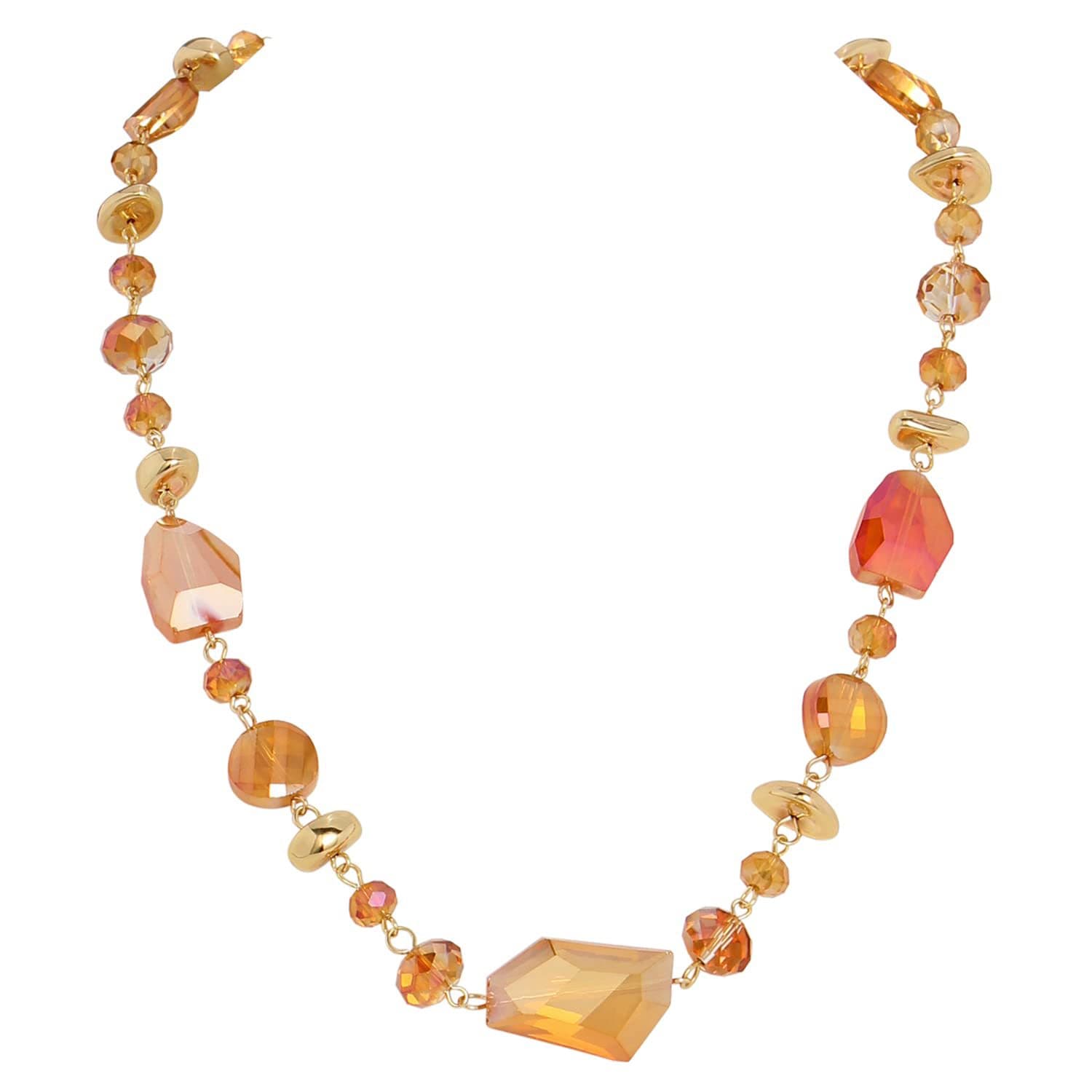 Crystal Pendant Couples' Necklace