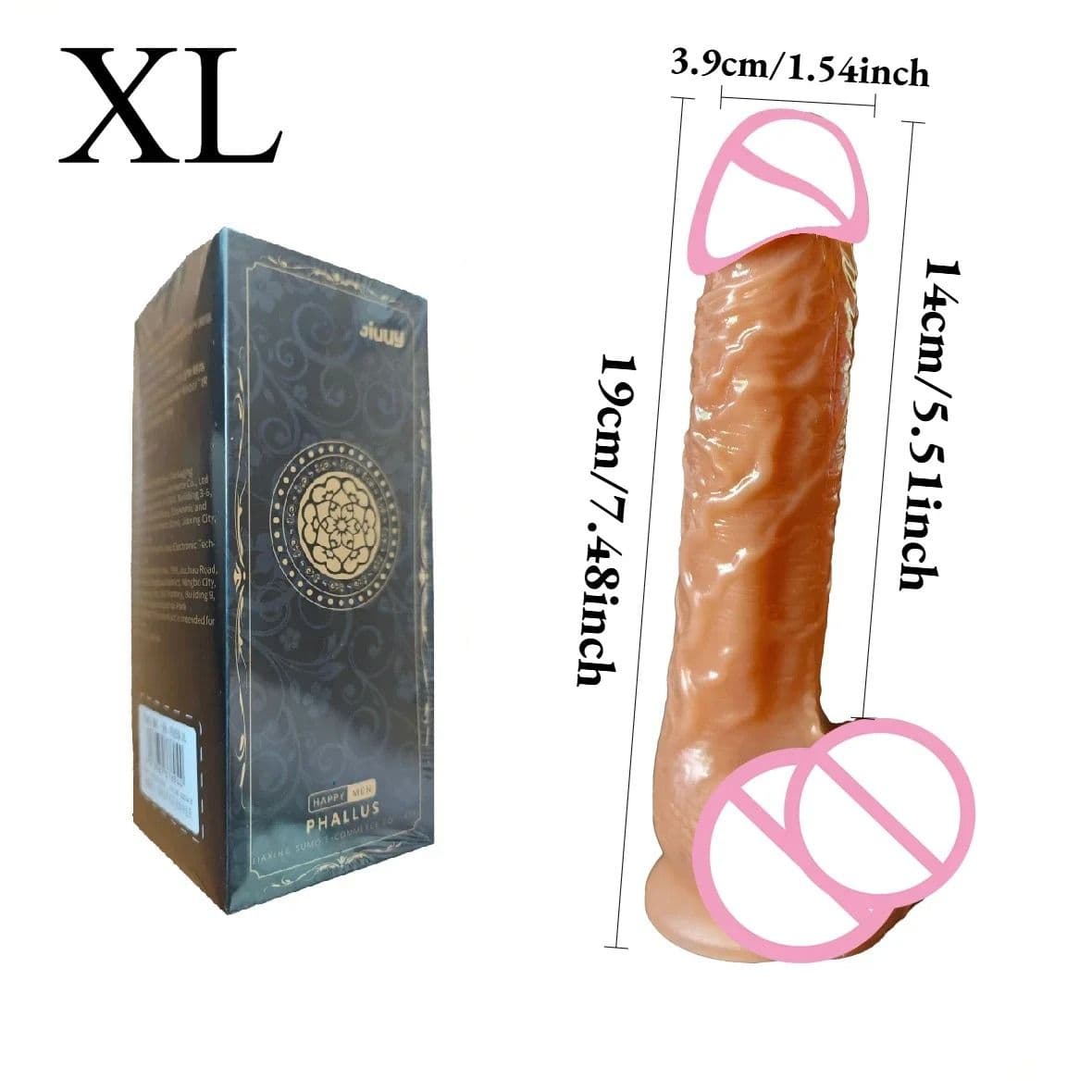 Realistic Suction-Cup Dildo